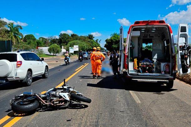 Casal de Mogi Guaçu morre em acidente de moto na MG-455 em Andradas