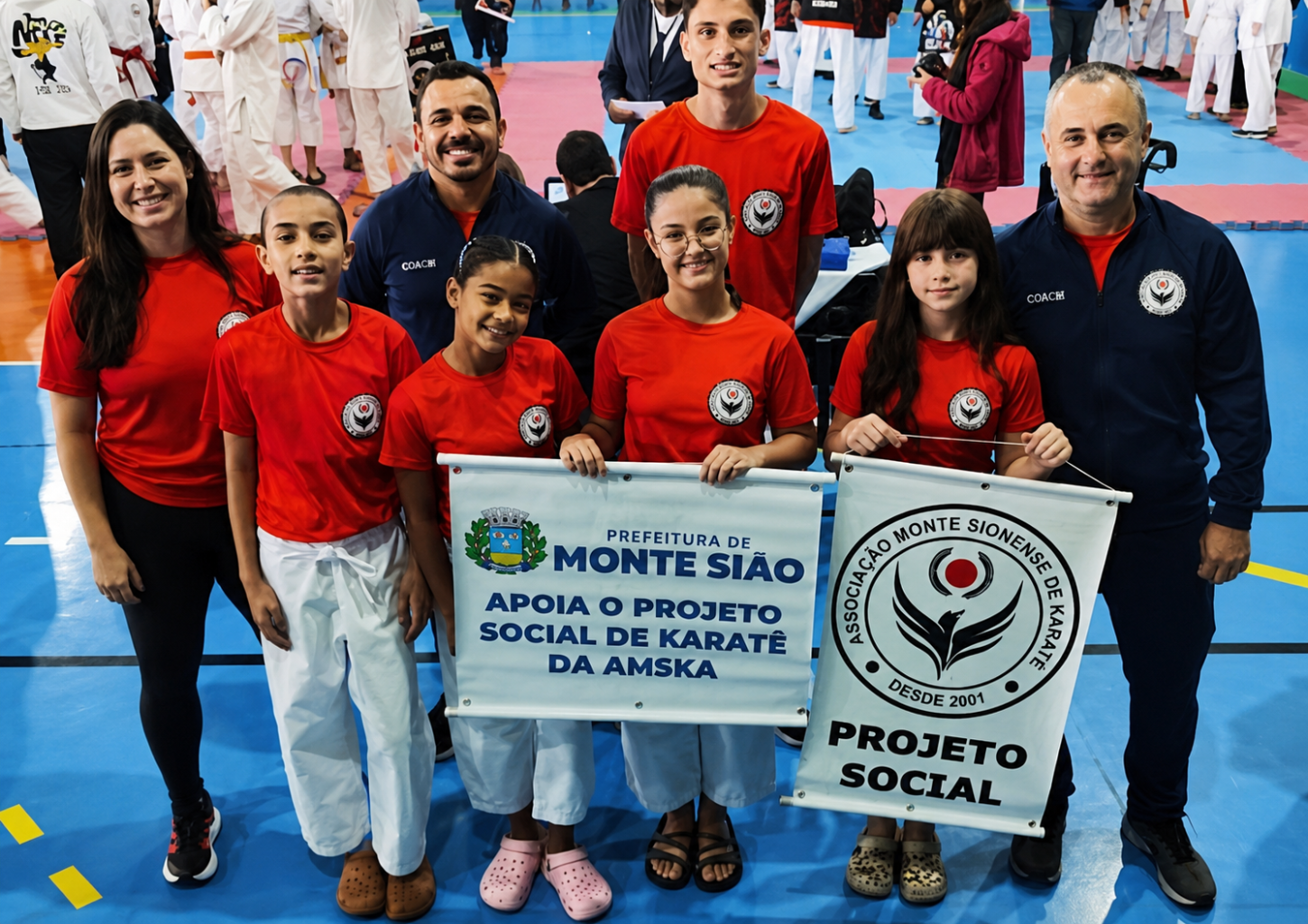 Associação Monte Sionense de Karate brilha na 17ª Copa Serrana em Serra Negra