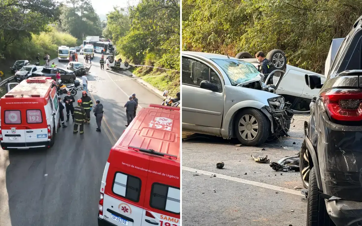 Grave acidente na Rodovia Capitão Barduíno deixa uma vítima fatal neste sábado em Bragança Paulista