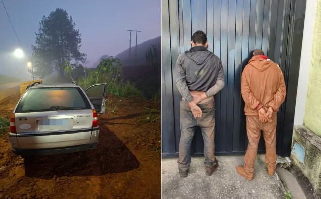 PM prende grupo suspeito de série de roubos e apreende simulacro de arma em Cambuí