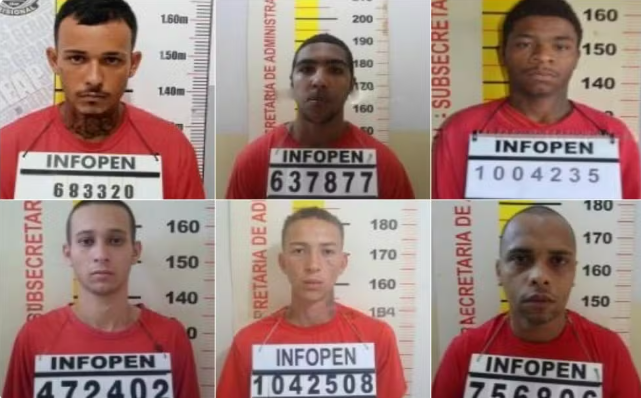 Seis detentos fogem de presídio de Passos MG.