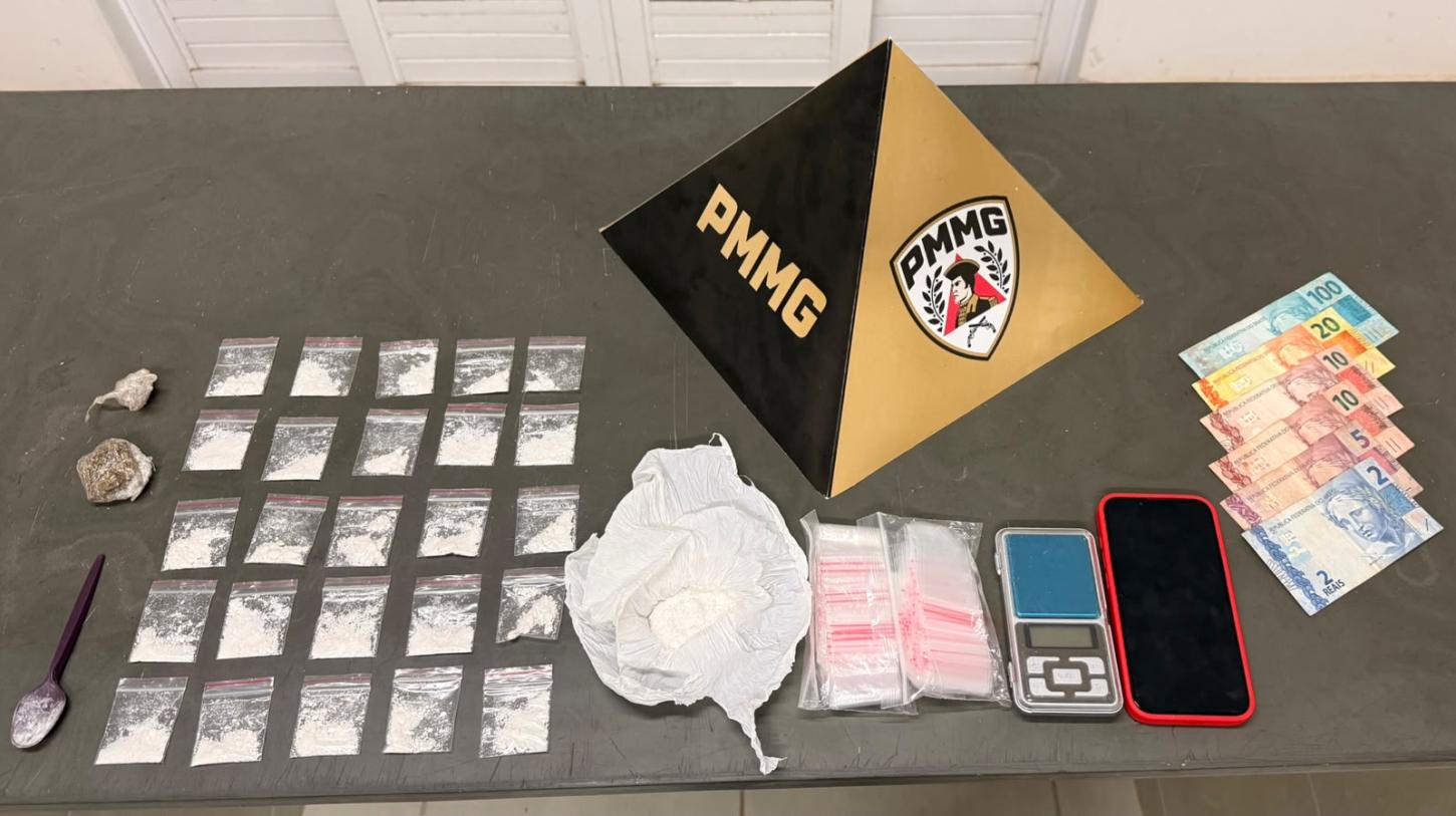 Trafico de Drogas é interrompido pela Polícia Militar de Ouro Fino