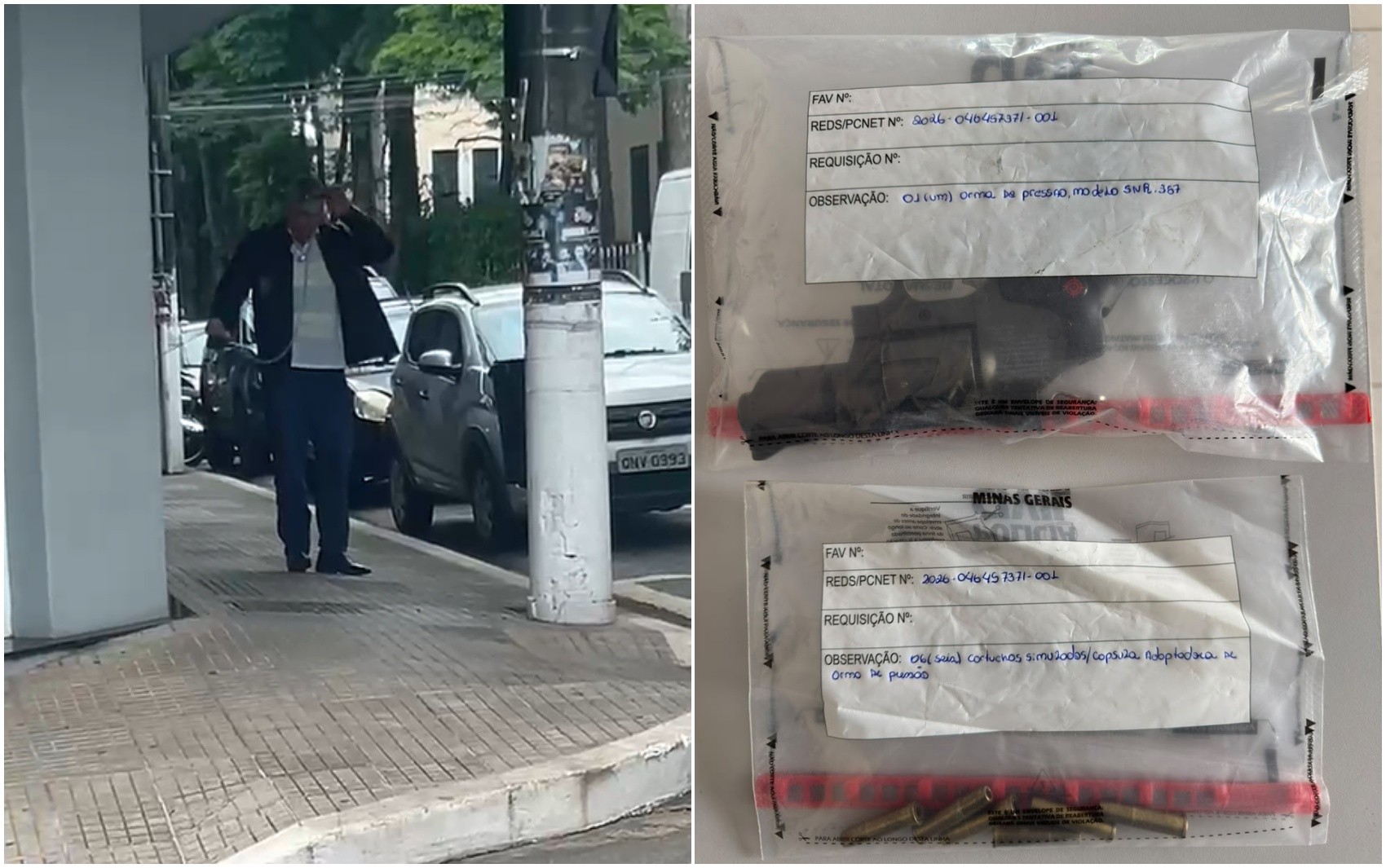 Homem é preso em Lavras após se acorrentar em agência bancária