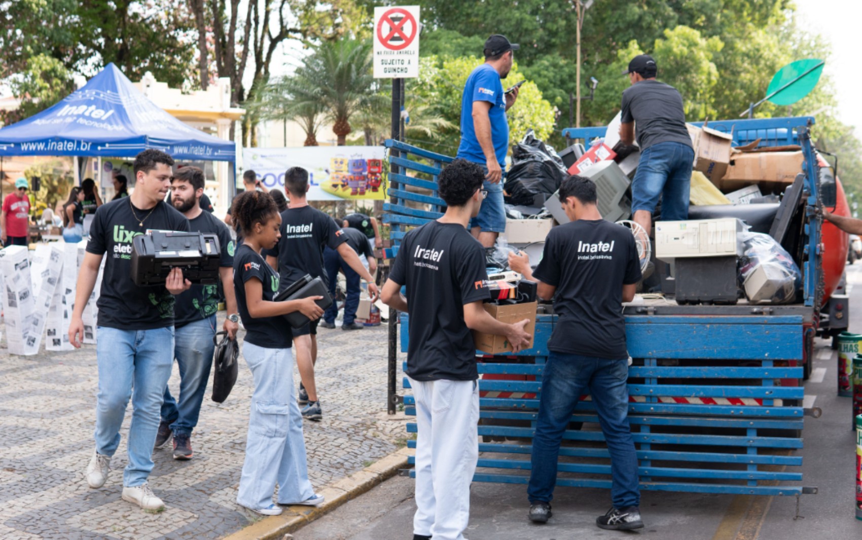 Inatel promove mutirão de coleta de lixo eletrônico em Santa Rita do Sapucaí