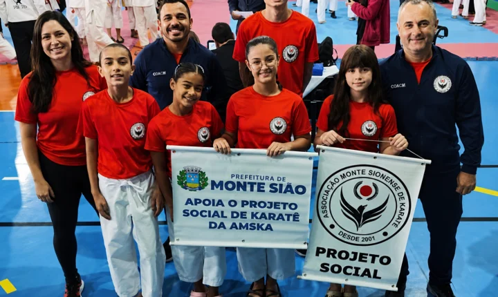 Associação Monte Sionense de Karate brilha na 17ª Copa Serrana em Serra Negra