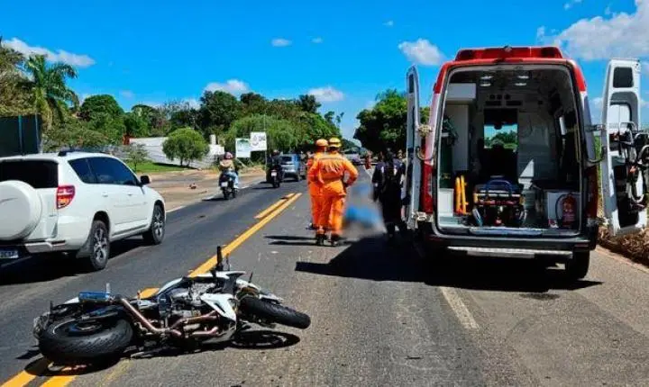 Casal de Mogi Guaçu morre em acidente de moto na MG-455 em Andradas