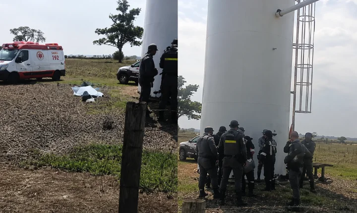 Jacutinguense morre após subir em torre de caixa-d'água no Pátio da Festa do Peão de Barretos.
