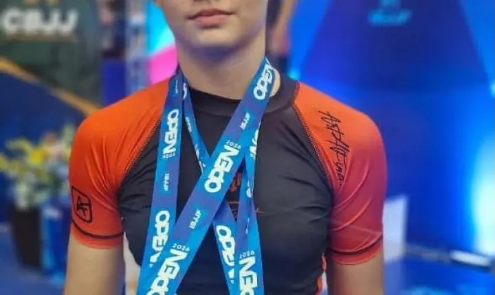 Jovem Raíssa Morais brilha novamente e traz duas medalhas do São Paulo Kids International Open