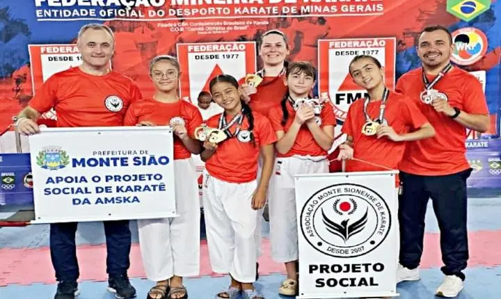 Karate de Monte Sião brilha em etapa classificatória e garante vagas para final do Mineiro 2026
