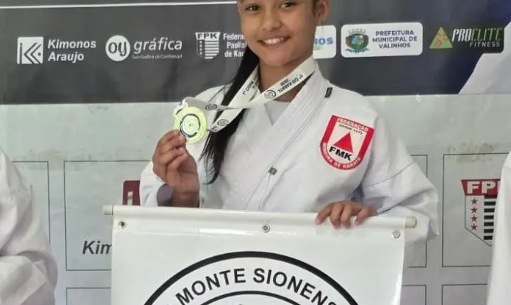 Karateca de Monte Sião conquista título na Copa Shimeikan em Valinhos