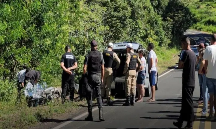 Motociclista morre em acidente na rodovia que liga Albertina à Jacutinga