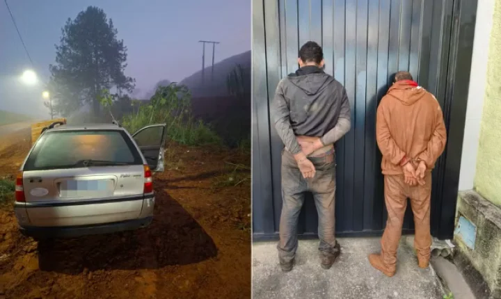 PM prende grupo suspeito de série de roubos e apreende simulacro de arma em Cambuí