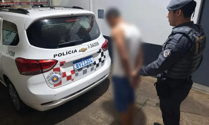 PM prende homem por violência doméstica em Amparo após denúncia no 190