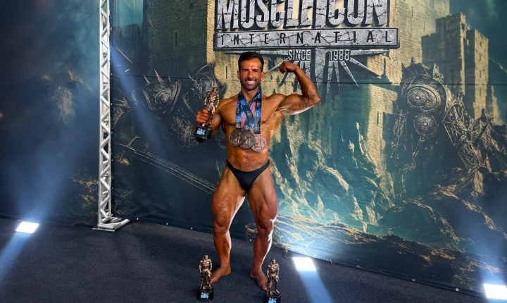 Rodrigão conquista três medalhas em sua estreia no fisiculturismo em Poços de Caldas