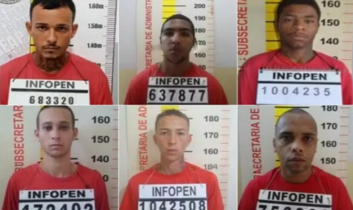 Seis detentos fogem de presídio de Passos MG.